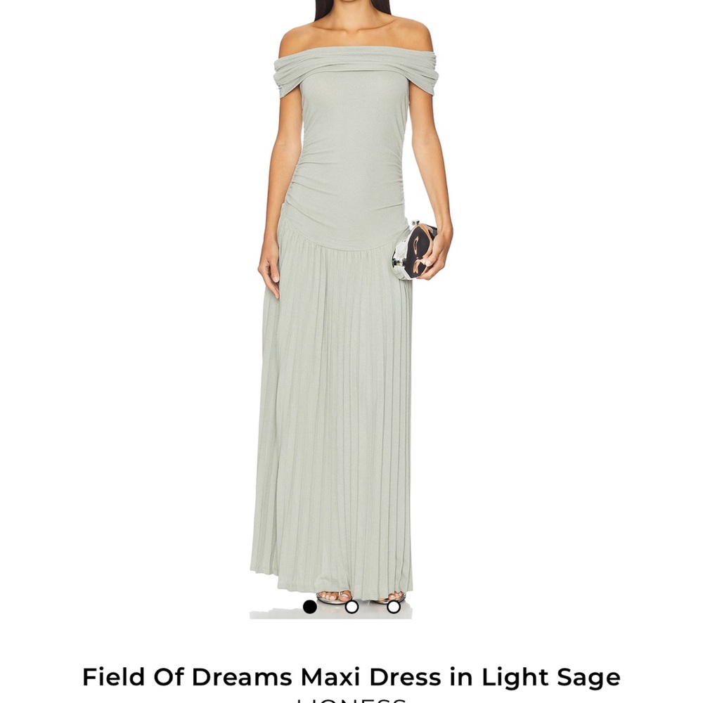 Field of Dreams Maxi Dress in Light Sage LIONESS